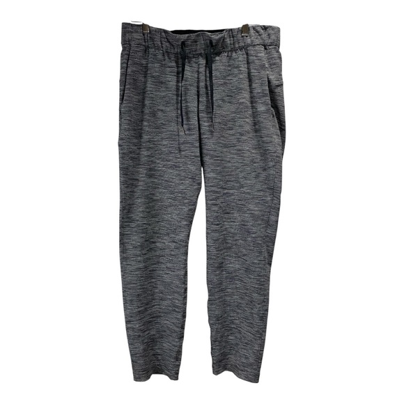 Lululemon On The Fly Pant Size 8 We Are From Space Slate /Black Drawstring 27” - Picture 3 of 12